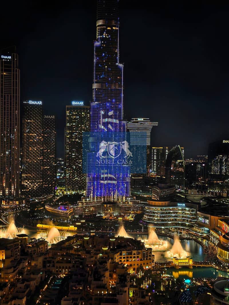 All Rooms Full Burj Khalifa Fountain View| High floor| Vacant| Furnished - Image 9