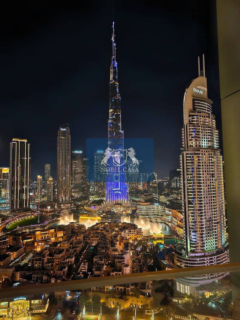 All Rooms Full Burj Khalifa Fountain View| High floor| Vacant| Furnished - Image 13
