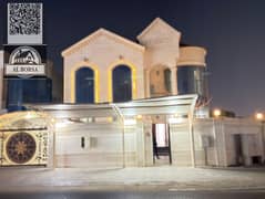 للايجار فيلا في المويهات 1 عجمان _ 5 غرف ماستر ومجلس وصاله وغرفه خادمه