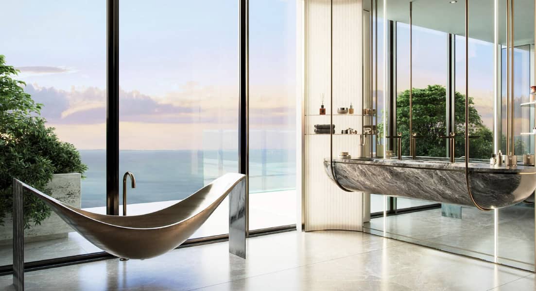 3 bedroom + maid TOWNHOUSE sea view / private beach