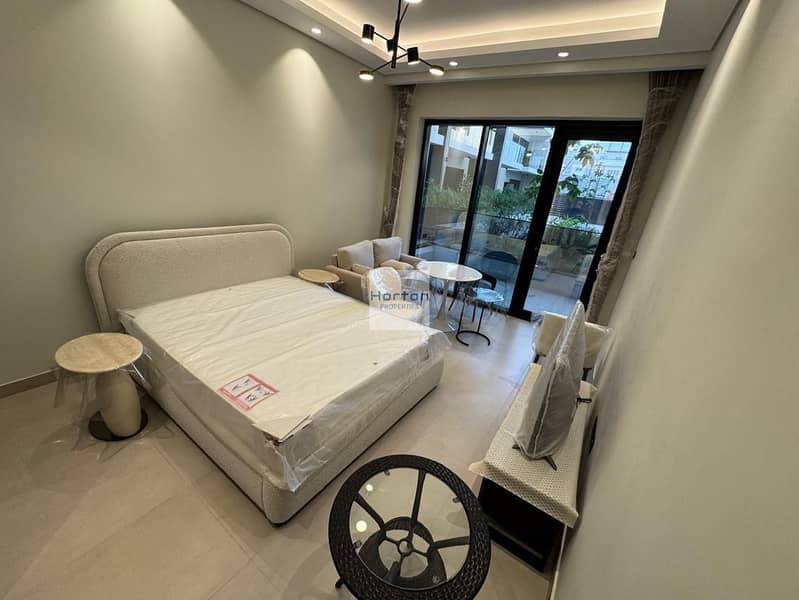 POOL VIEW | BRAND NEW | FURNISHED STUDIO | CHILLER IN DEWA