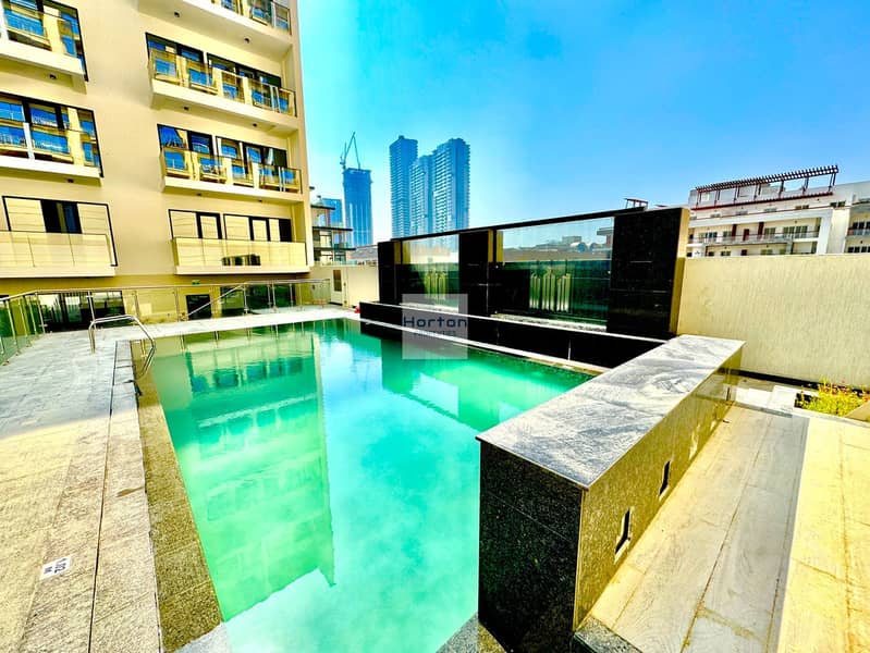 POOL VIEW | BRAND NEW | FURNISHED STUDIO | CHILLER IN DEWA - Image 11