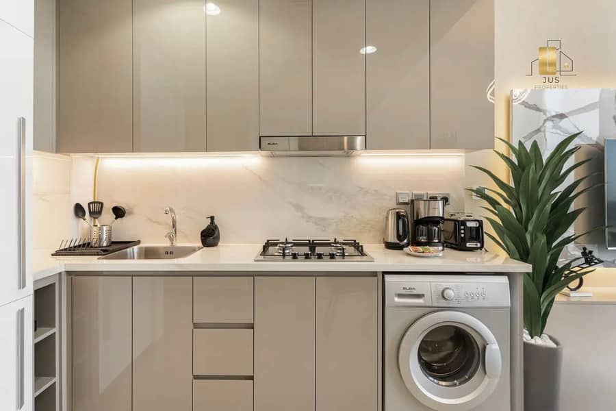 Corner Layout | Exclusive Fully Furnished Luxury 1BHK | Free Air Conditioning | Best Price | Reserve Now - Image 8