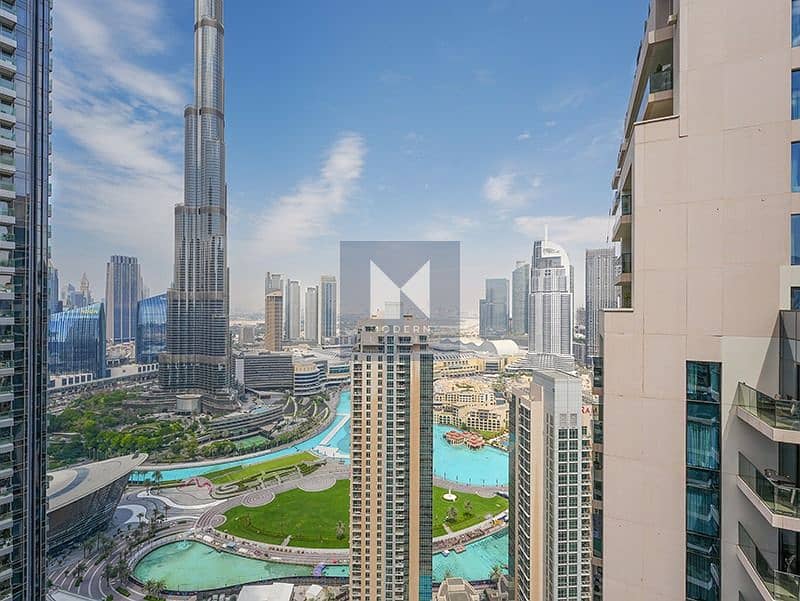Stunning Burj Khalifa & Fountain View | High Floor | Furnished