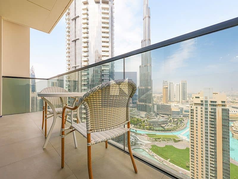 Stunning Burj Khalifa & Fountain View | High Floor | Furnished