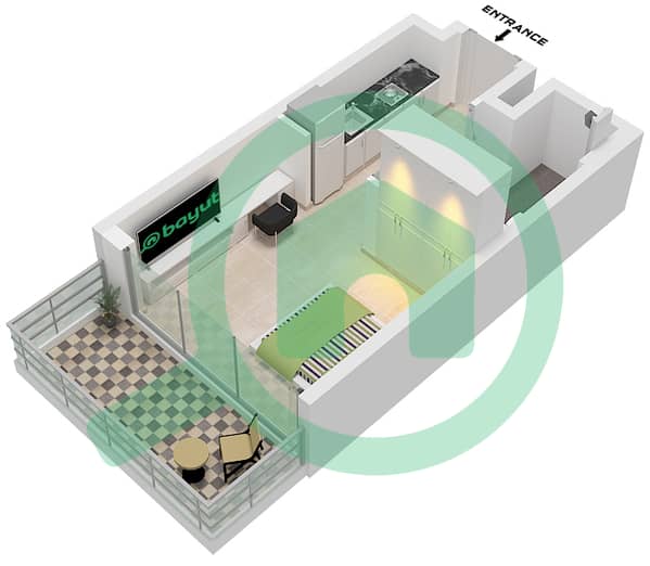 Type 1C Unit 31 Floor 2-7 Type 1L Unit 31 Floor 8,