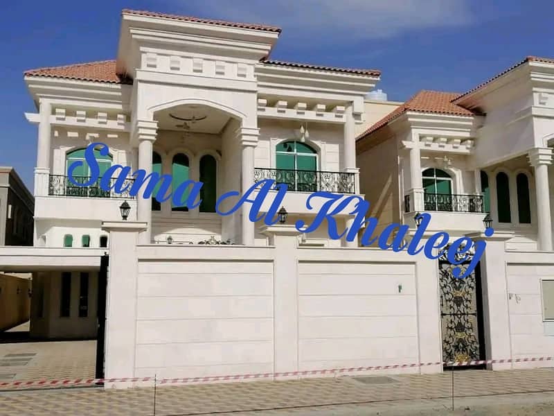 Hot Offer Brand new  villa facing the finishing stone distinctive and shining against Ajman Academy