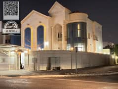 فيلا للايجار في عجمان المويهات 1 على زاوية شارعين موقع جميل تسهيلات في الدفع