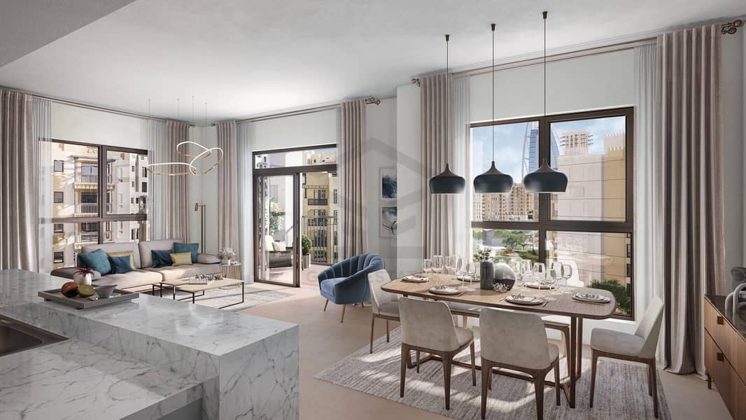 Burj Al Arab View | Luxury Living | Corner Unit