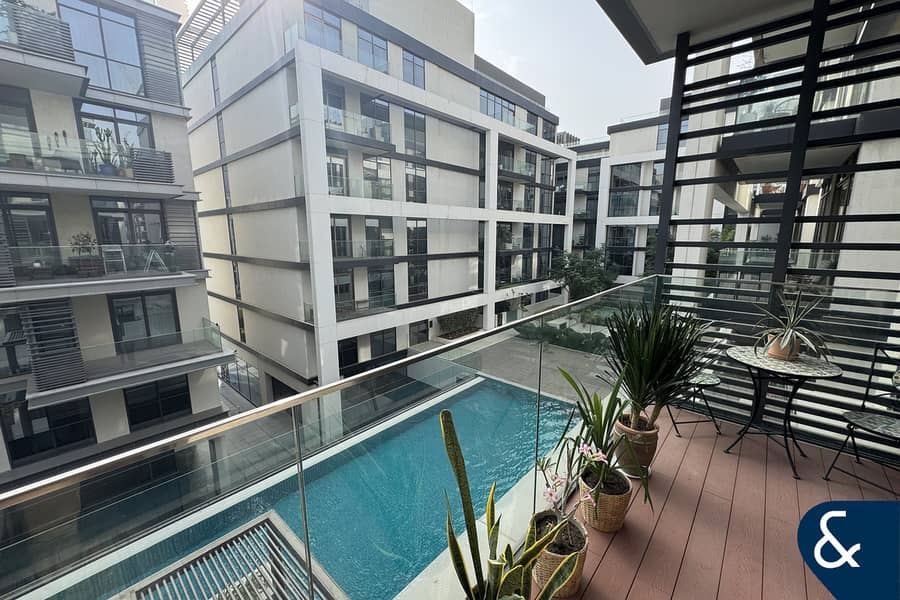 Furnished | Quiet Unit | Pool Facing