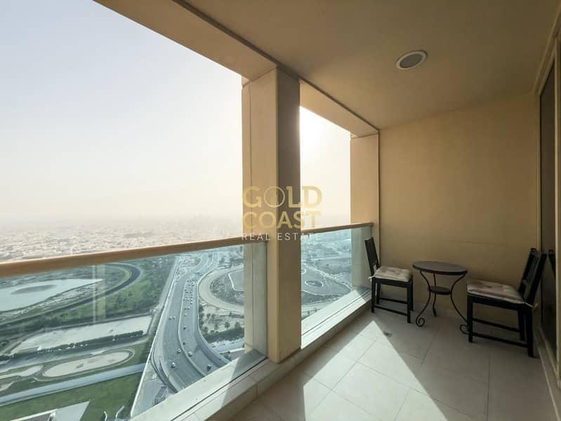 Upgraded Apartment + Maid | Vacant | Full Burj Al Arab, Sea and Canal View | Furnished | Churchill Residence, Business Bay