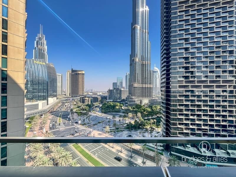 BURJ KHALIFA VIEW | BRIGHT | WELL MAINTAINED | AVL