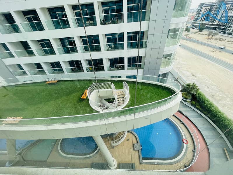 12 Cheques I Brand New Studio Apartment I Full Furnished I Pool View - Image 17