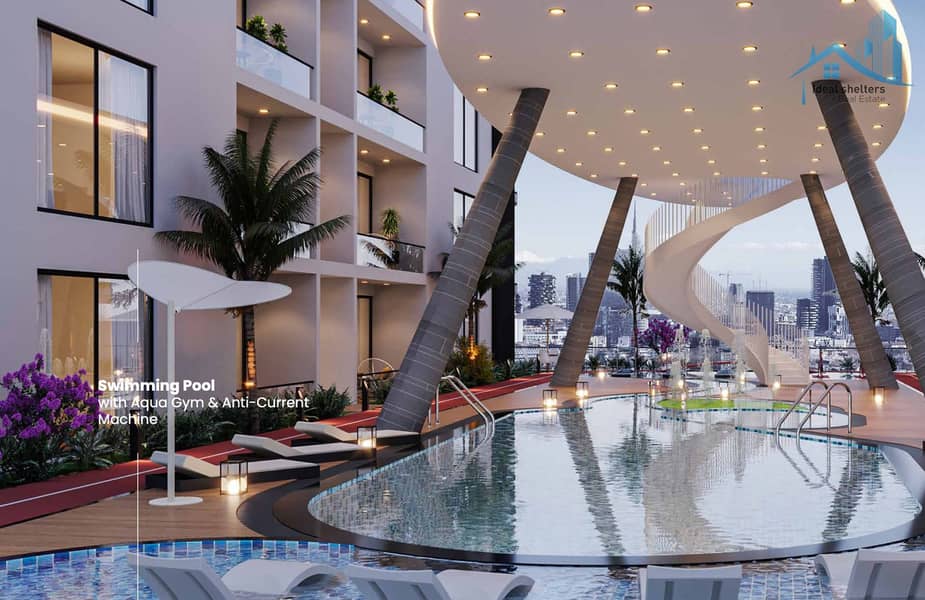 12 Cheques I Brand New Studio Apartment I Full Furnished I Pool View - Image 22