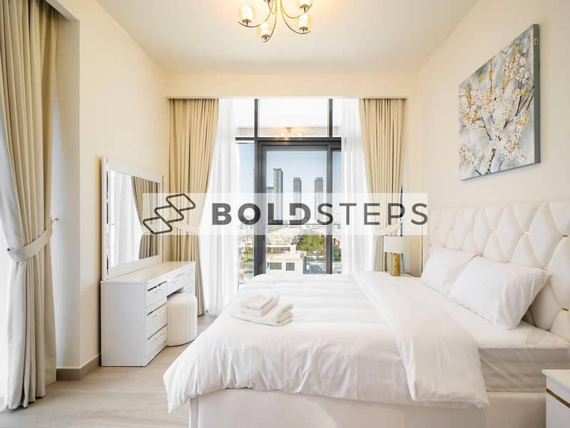 Lagoon view || burj khalifa view || fully furnished