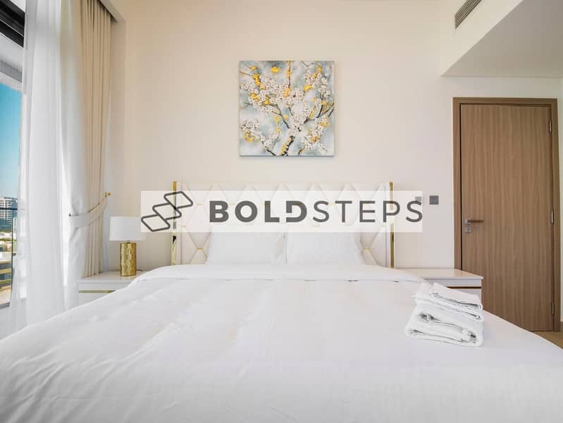 Lagoon view || burj khalifa view || fully furnished