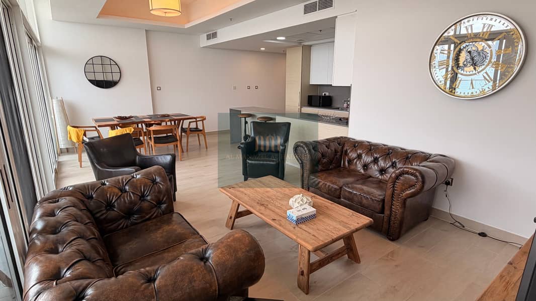 BURJ AND SEA VIEW | FULLY FURNISHED | PRIVATE BEACH ACCESS