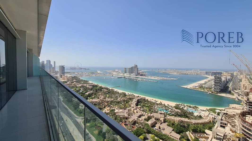 Furnished | High Floor | Full Sea / Palm View - Image 6