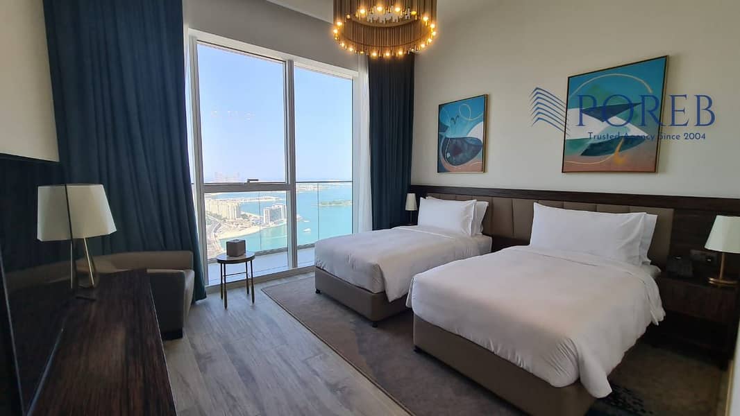 Furnished | High Floor | Full Sea / Palm View - Image 7