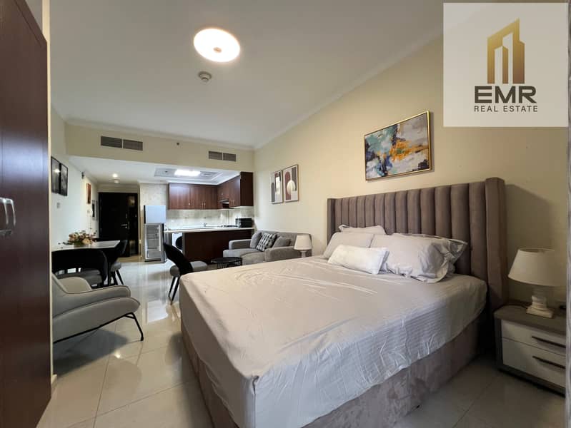 Fully furnished studio-prime location-well maintained-good amenities