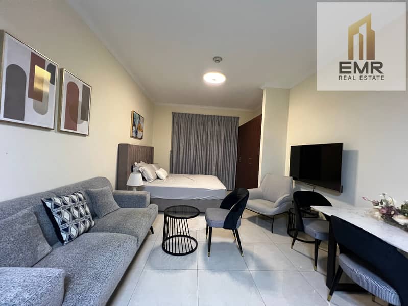 Fully furnished studio-prime location-well maintained-good amenities