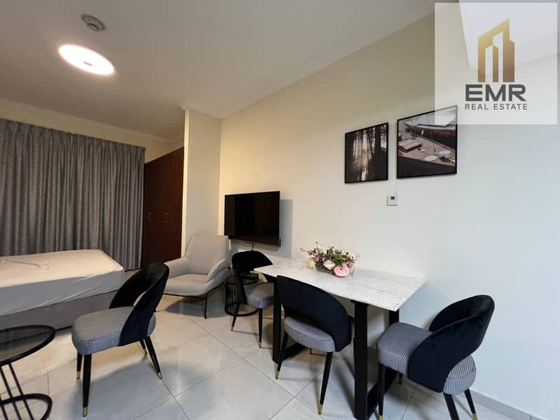 Fully furnished studio-prime location-well maintained-good amenities