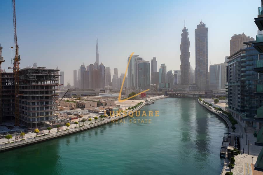Full Canal and Burj view | Brand new | Vacant - Image 30
