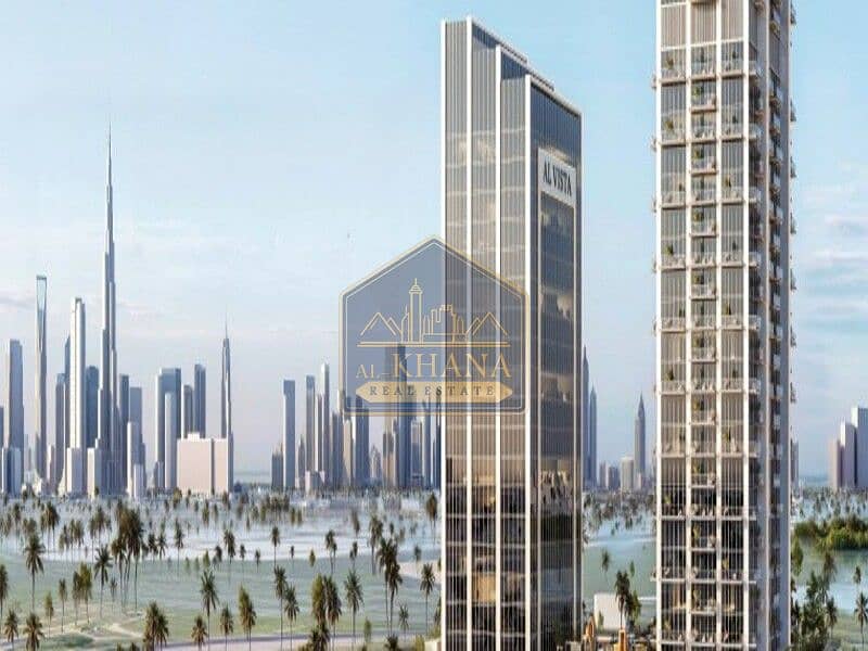 Partial lagoon view / semi-furnished / flexible payment plan