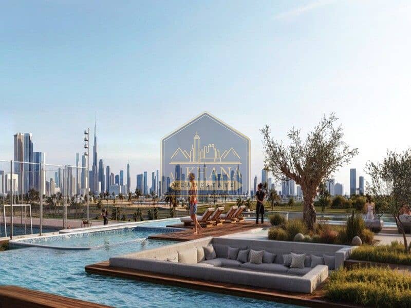 Partial lagoon view / semi-furnished / flexible payment plan