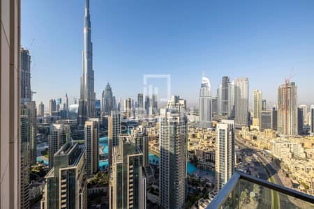 3 Bedroom Apartment for Rent in Downtown Dubai, Dubai - Burj Khalifa View | Prime Area | Refined Apt