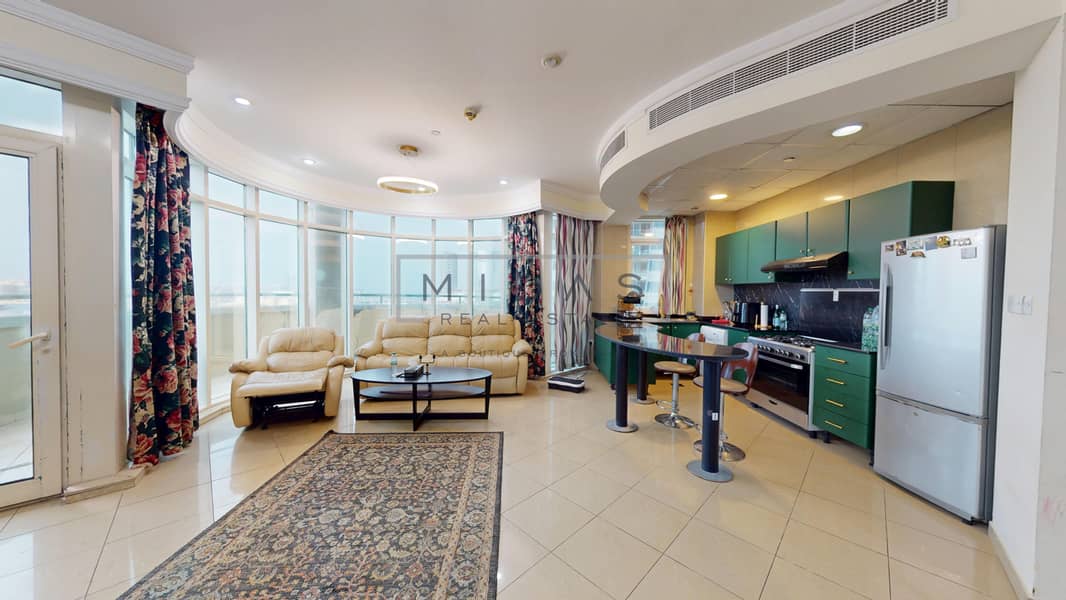 2BR/Fully Furnished/Close to Tram/Sea View/Big Balcony