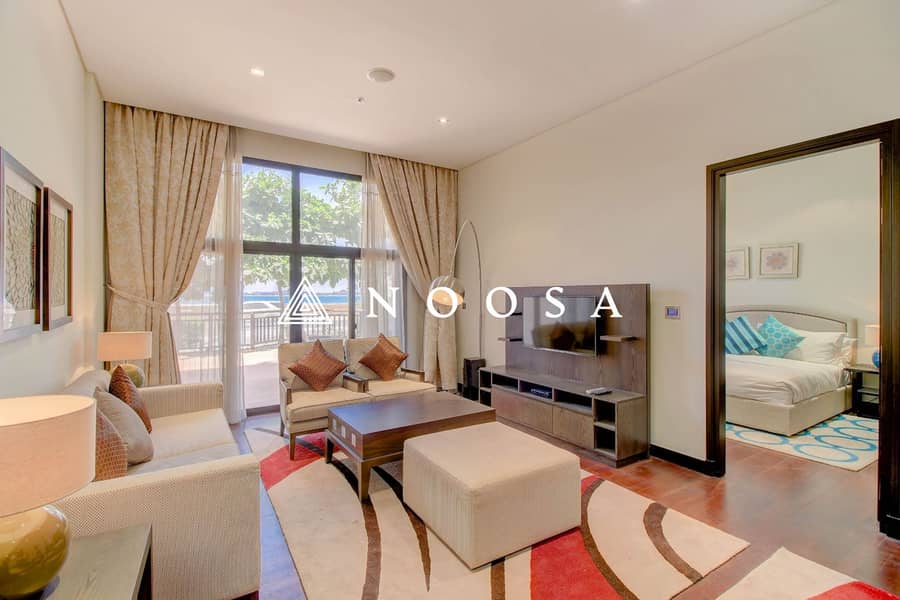 Burj Al Arab and Sea View | Beach Access | Large Layout