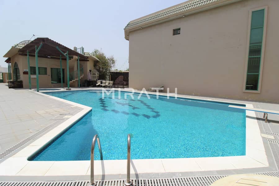 Spacious & Well Lit 3BR Villa | Shared Pool