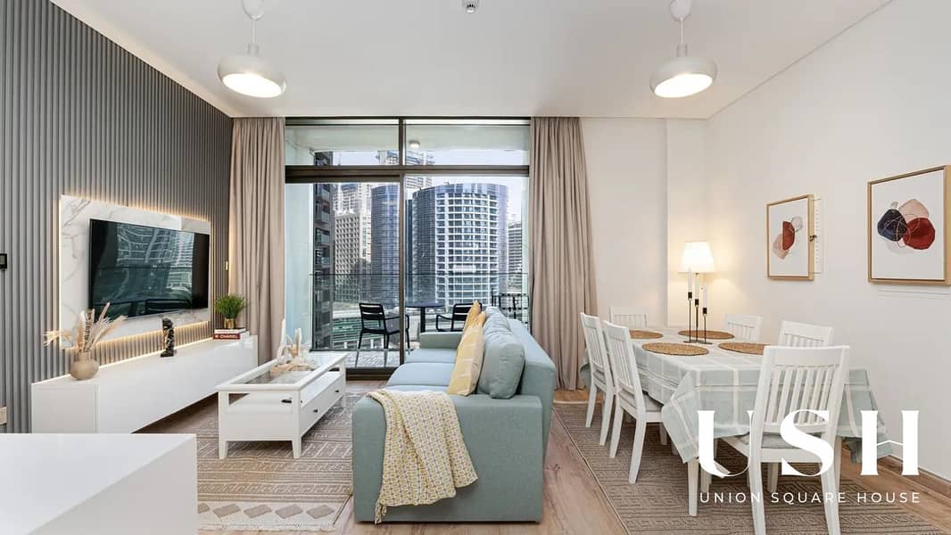 Stylish 2BR | Peninsula One | Business Bay - Image 14