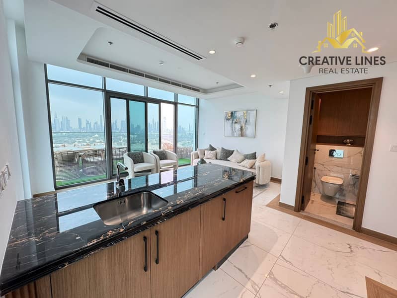 Biggest layout | Luxurious furniture | 3BR Fully Burj Khalifa view