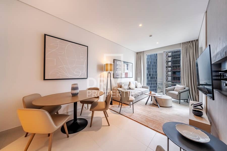 Vacant and Furnished | Prime location | High floor