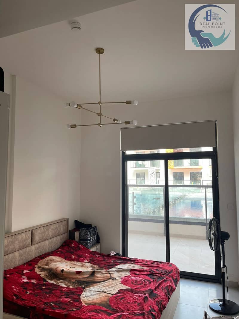 Furnished || Near Circle Mall & Schools || 10 Mins from Internet City & Media City || 12 Mins from Downtown & DIFC || Gym, Pool & Jacuzzi