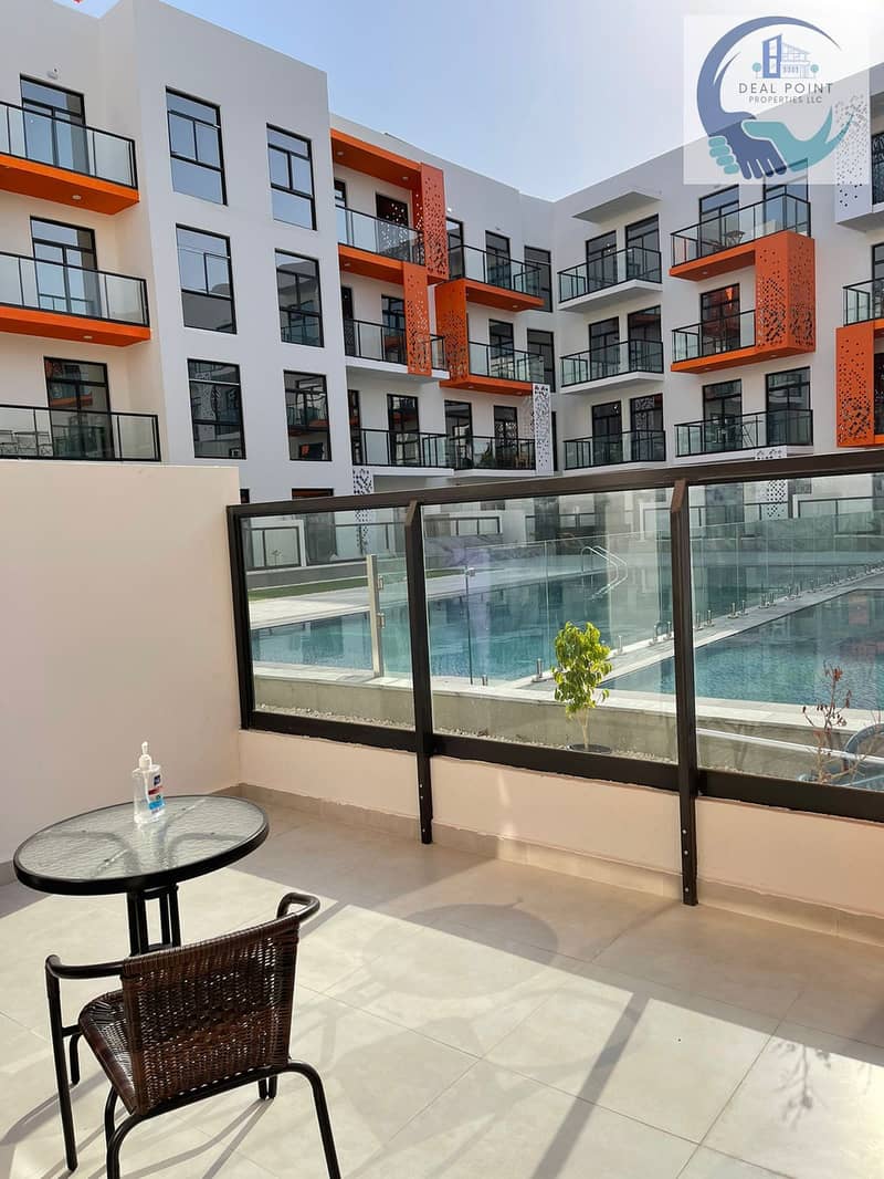 Furnished || Near Circle Mall & Schools || 10 Mins from Internet City & Media City || 12 Mins from Downtown & DIFC || Gym, Pool & Jacuzzi