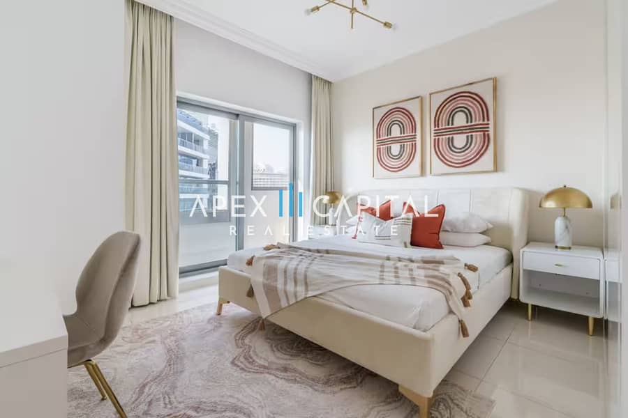 Partial Burj View | Fully Furnished | Balcony