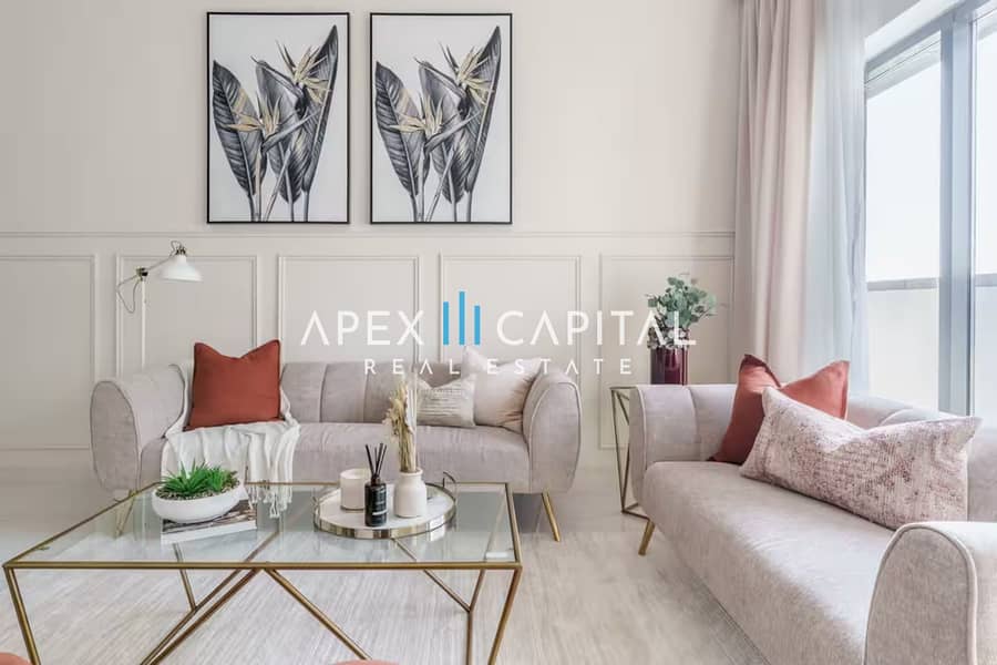 Partial Burj View | Fully Furnished | Balcony