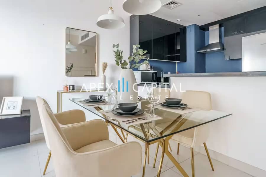 Partial Burj View | Fully Furnished | Balcony - Image 8