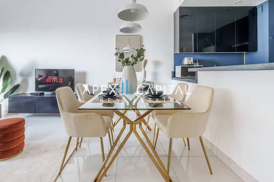 Partial Burj View | Fully Furnished | Balcony - Image 9