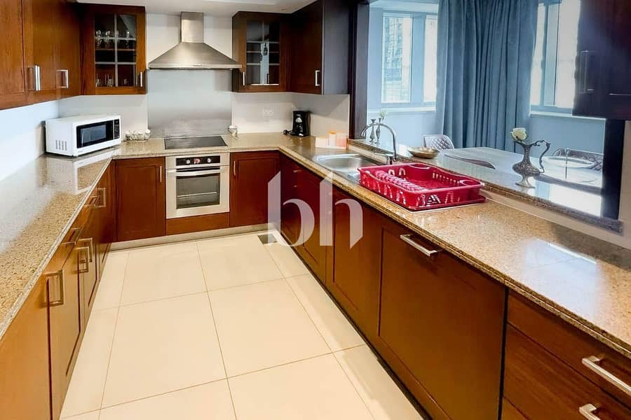 Large Terrace | Unique Layout | Partial Burj View