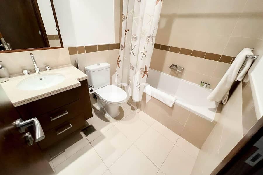 Large Terrace | Unique Layout | Partial Burj View - Image 25