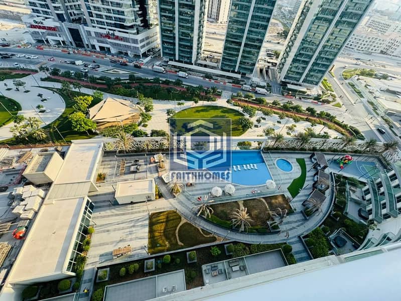 Unfurnished Studio | Higher Floor | Pool View