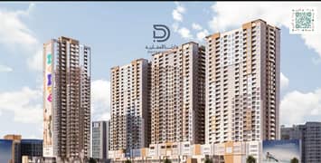 عجمان ون المرحلة الثانية — غرفة وصالة | برج B2 | إطلالة جزئية على البحر | أقساط شهرية 6,356 درهم