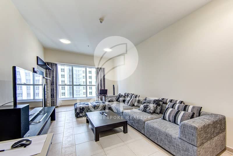 Well Maintained 2 BR| Partial Sea View| High Floor