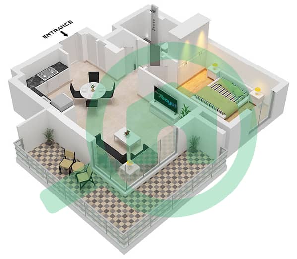 Type 1A Unit 2 Floor 1-21 Type 1A Unit 2 Floor 1-21