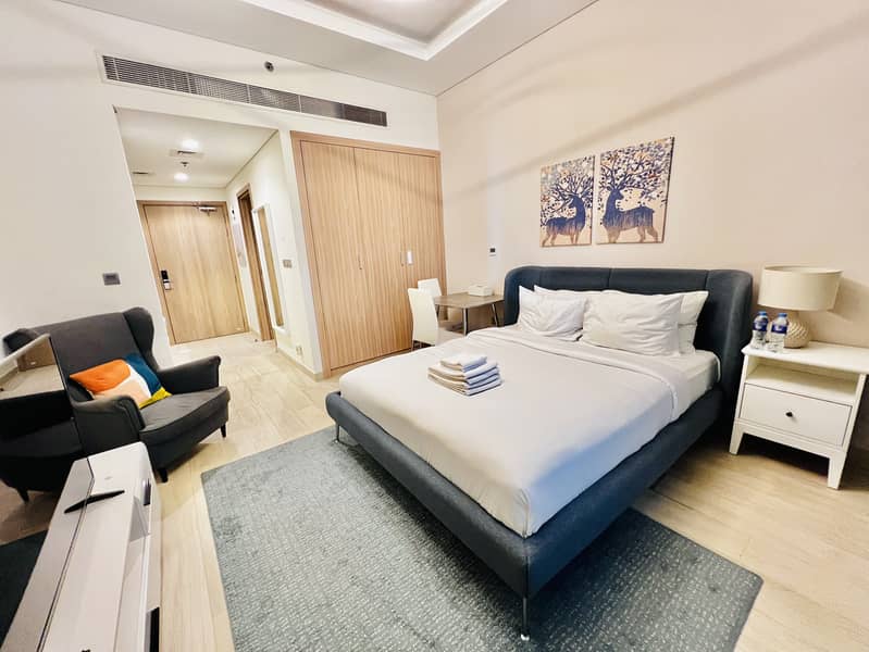 Luxurious Fully Furnished// Huge Size Studio Just 60k Rent 4 Cheques - Image 9