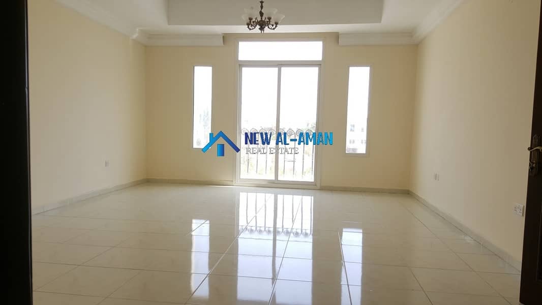 Luxury 3 BR Apartment with Private Yard @ MBZ City